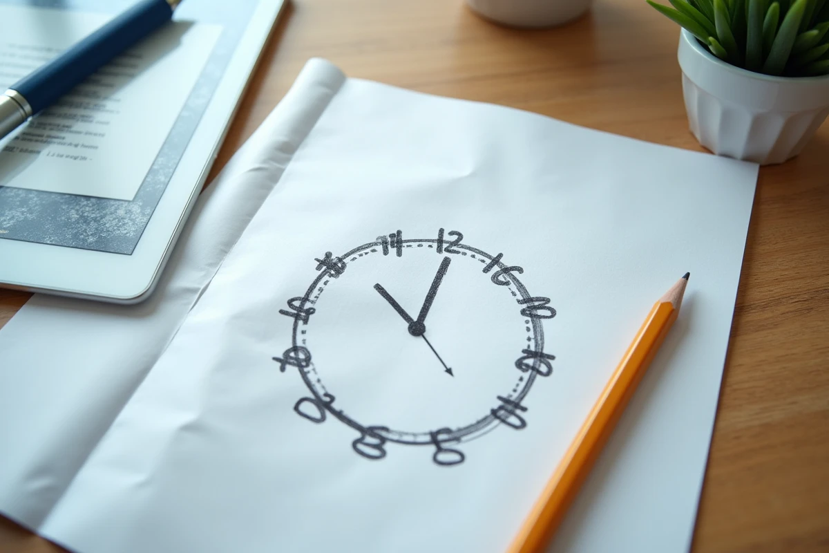 Comparaison entre dessin d'horloge manuel sur papier et version numérique du test cognitif
